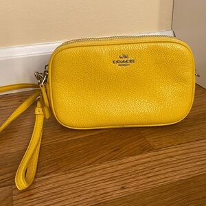 Coach Vibrant Yellow Crossbody Bag